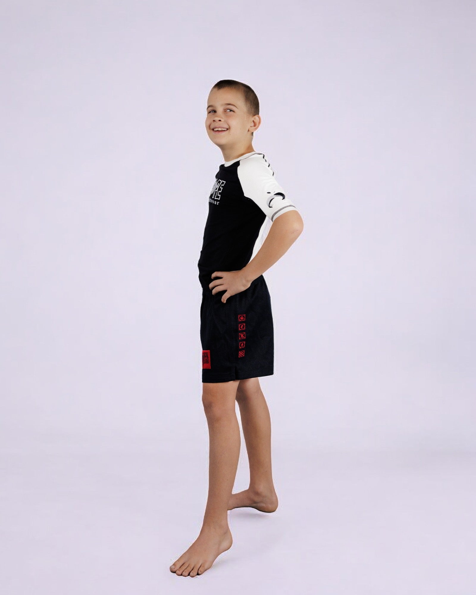 DOPE White Bamboo Rash Guard - Short Sleeve