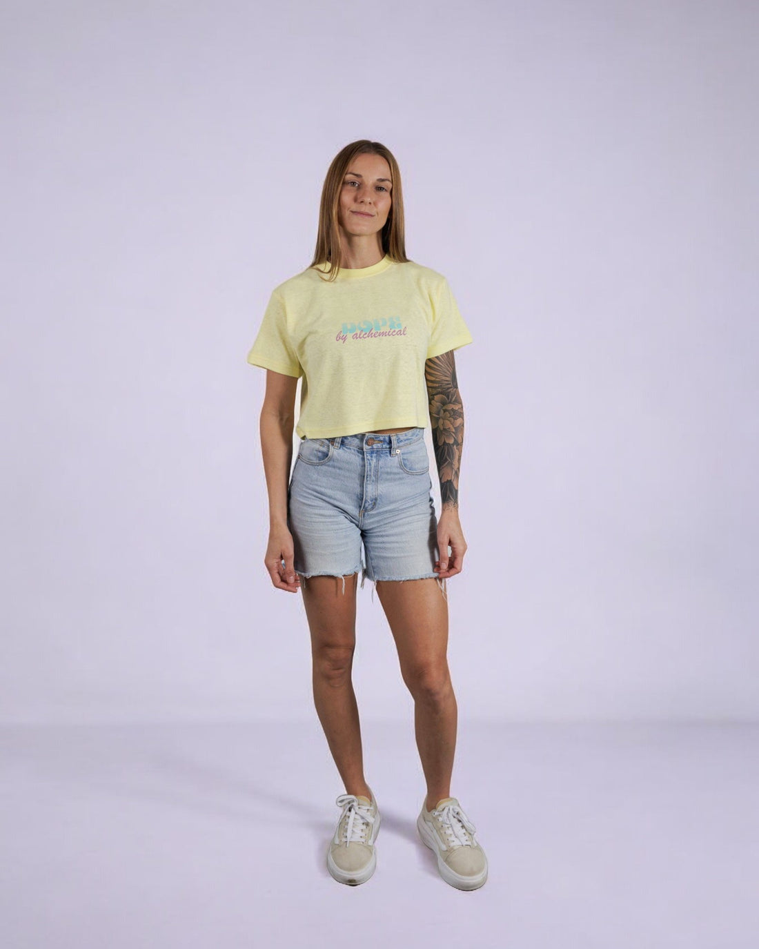 Mellow Yellow Ladies Crop