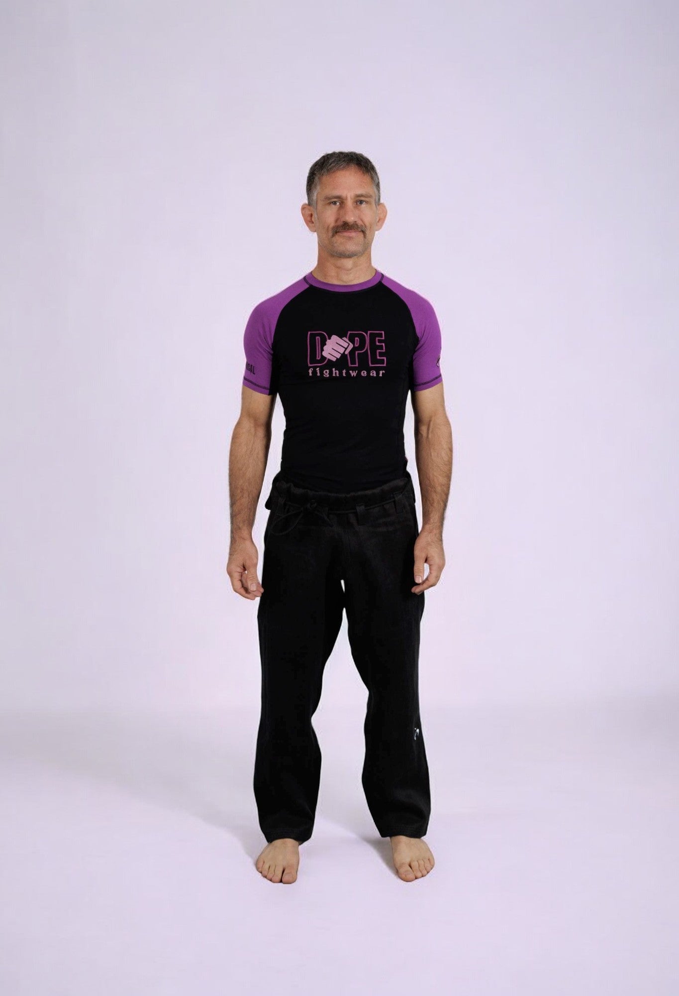 DOPE Purple Bamboo Rash Guard - Short Sleeve