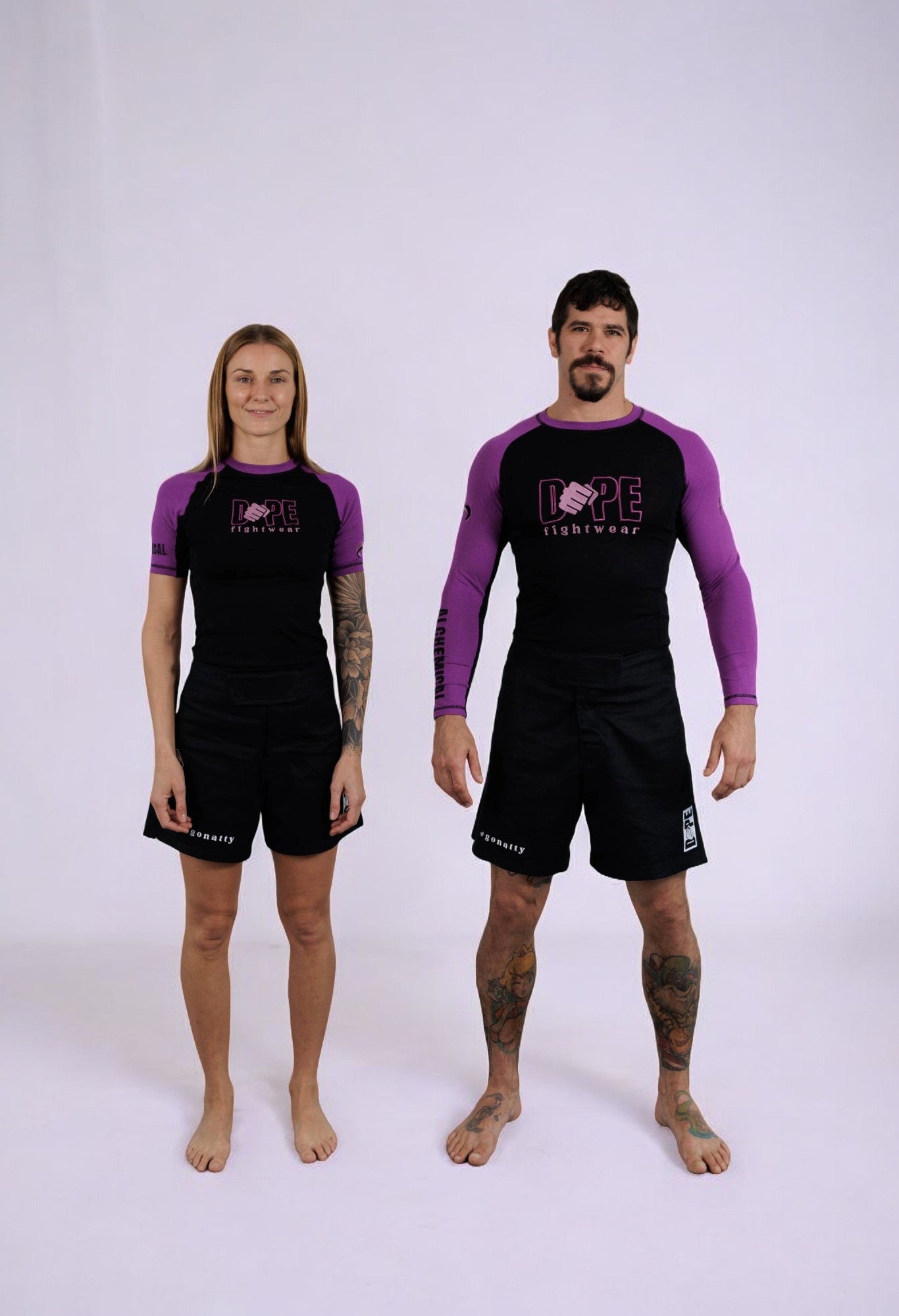 IBJJF Ranked Rash Guard - PURPLE