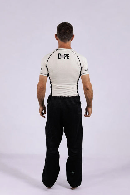 DOPE White Bamboo Rash Guard - Short Sleeve