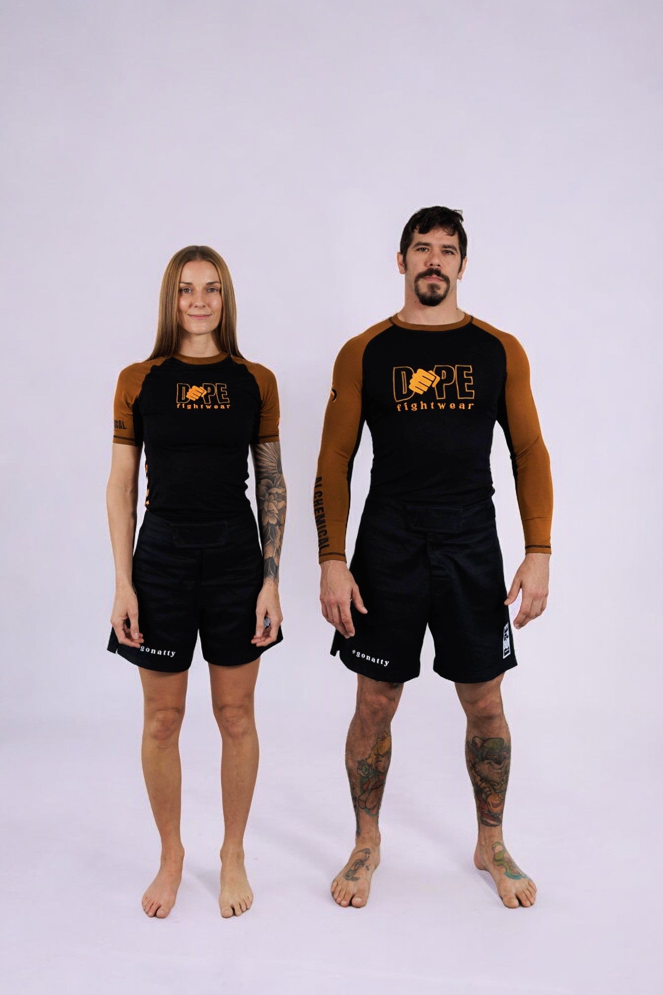 DOPE Brown Bamboo Rash Guard - Short Sleeve