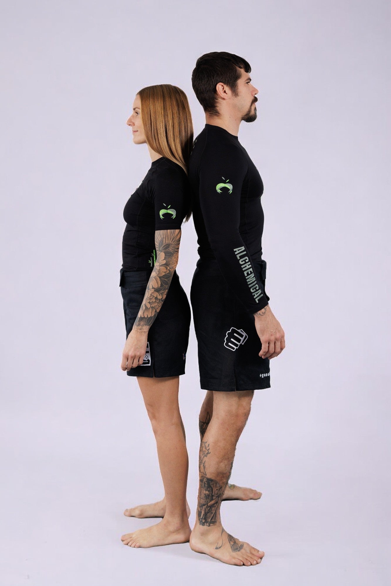 DOPE Black Bamboo Rash Guard - Long Sleeve