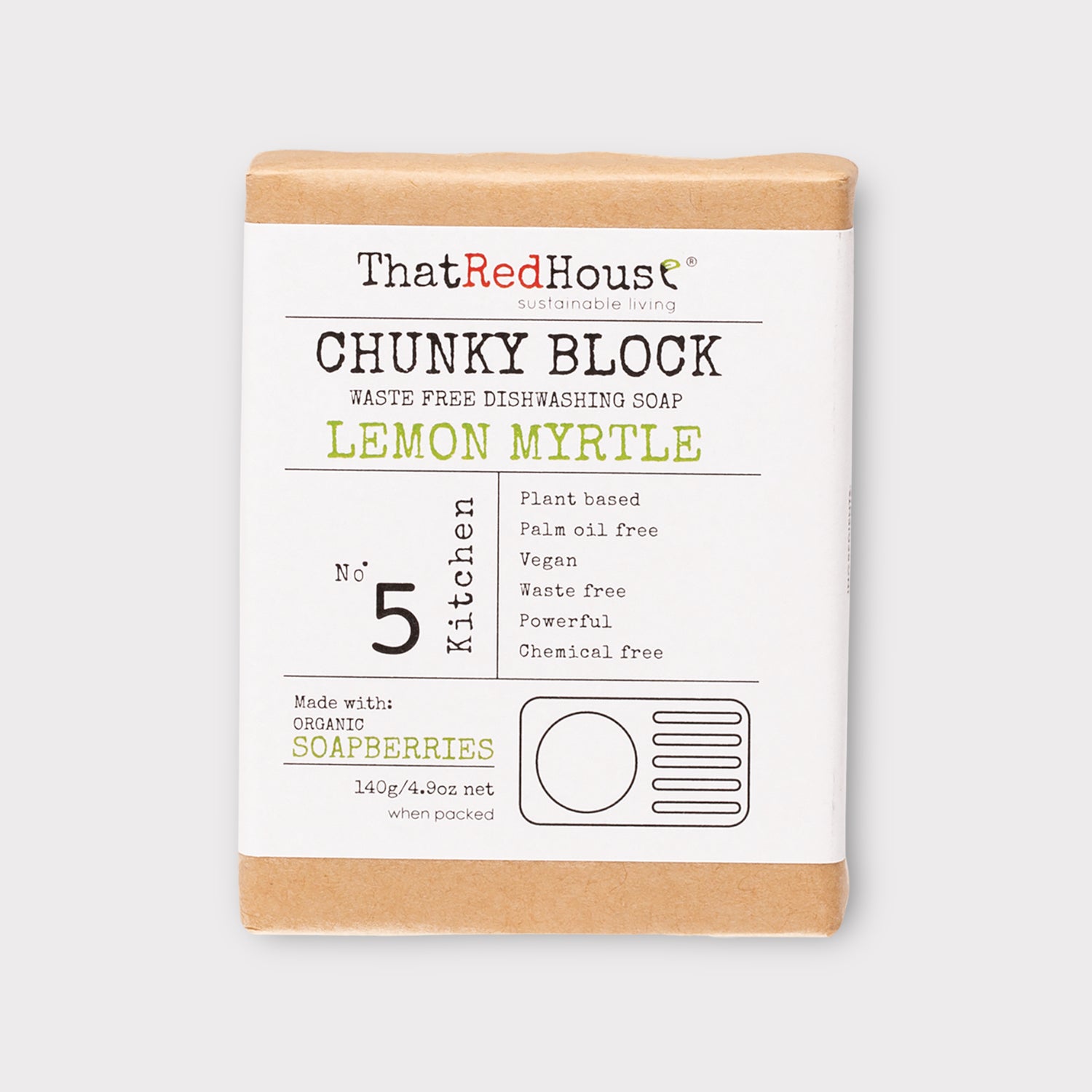 Chunky Block Waste Free Dishwashing Soap