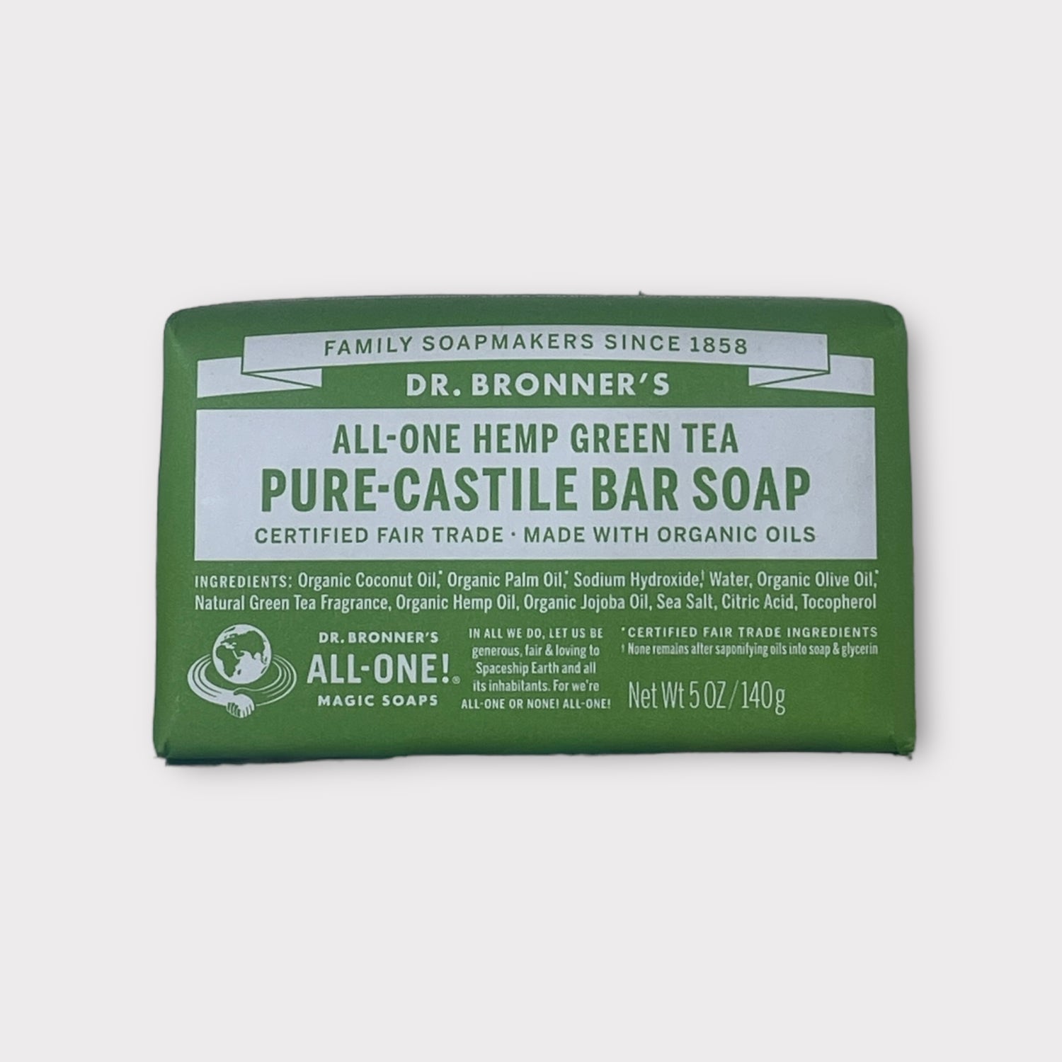 Dr Bronners Pure Castile Bar Soap