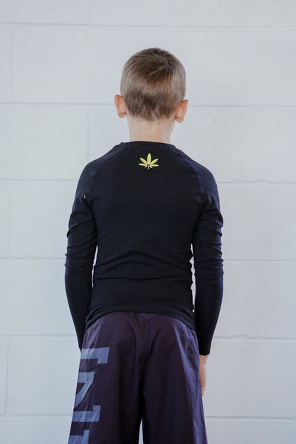 Youth Hemp + Cotton Rash Guard - Long Sleeve